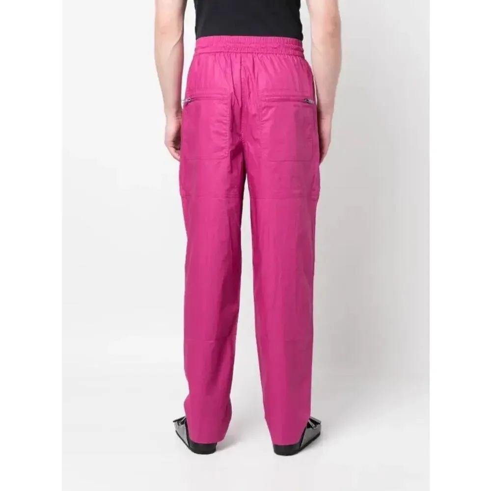 Marant Magenta Nylon Parachute Ezra Track Pants Streetwear Gorpcore Utility